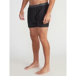 Exofficio Men's XL Black Give-N-Go 2.0 Boxer Shorts Underwear Athleisure B7-1